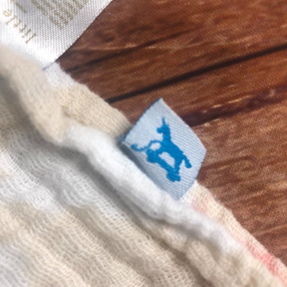 LITTLE UNICORN FLORAL MUSLIN SWADDLE BLANKET - Picture 4 of 5